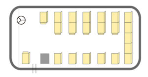 中型観光バス 外観3